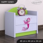 Nočna omarica Happy babies Morska deklica 21 SZN1